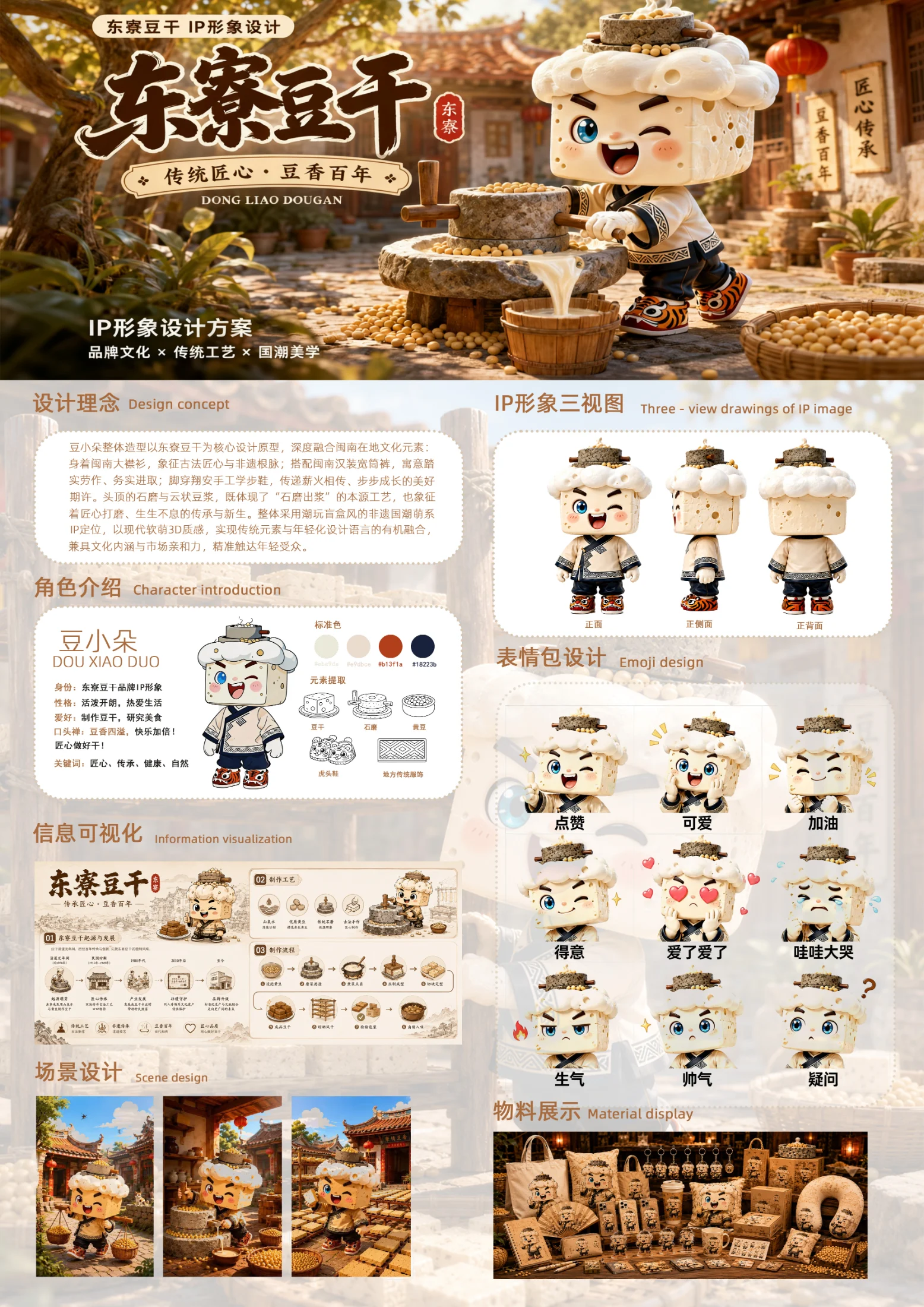 东寮豆干IP形象设计 — 系列作品 2